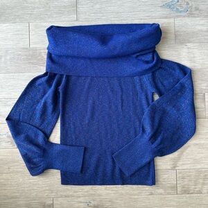 NWT Anthropologie Wool Sweater Blue Small